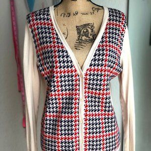 Merona Chevron Button Down V-Neck Cardigan